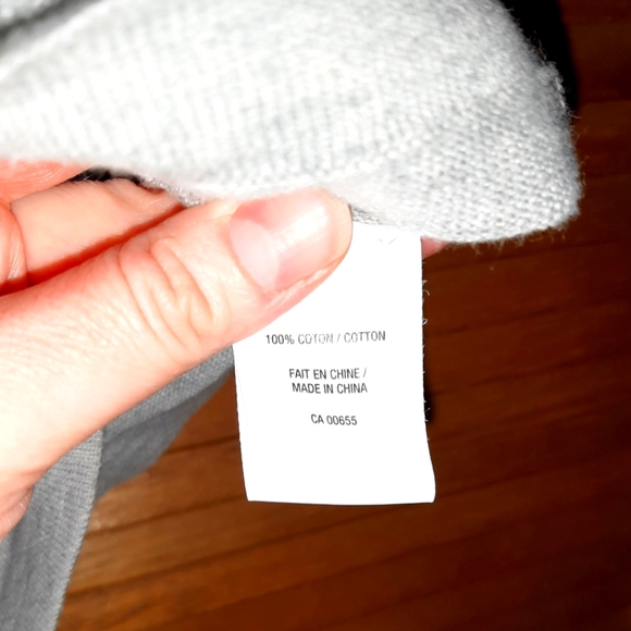 Grey 3/4 Sleeves Shirt with Embellished Hearts - Picture 8 of 9